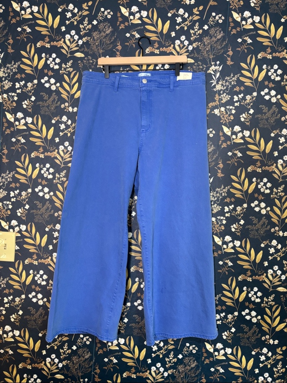 Universal Thread Sailor Wide Leg Cobalt Blue Wide-Leg Jeans Size Junior 17